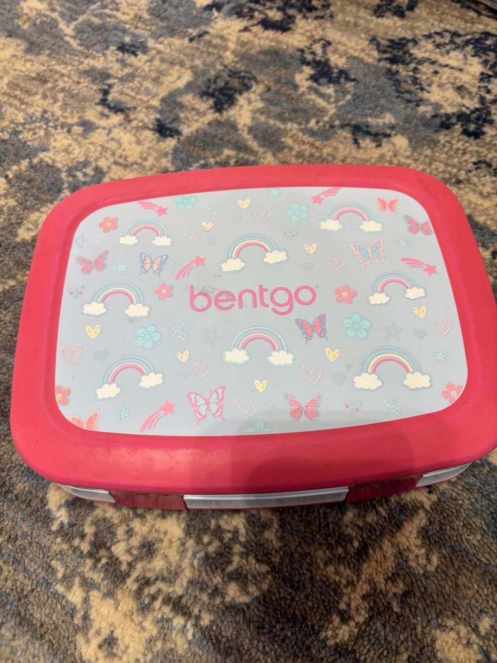 Bentgo Kids Lunch Box Prints Rainbow Butterflies